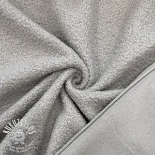 Fleece TEDDY DOUBLE SIDED light grey
