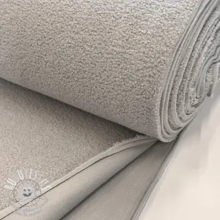 Fleece TEDDY DOUBLE SIDED light grey