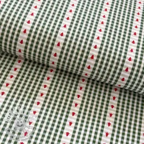 Tissu coton Epinette vert