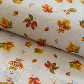Tissu déco Linenlook Erable multico