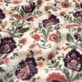 Tissu de manteau TEDDY JACQUARD Pretty mix design F