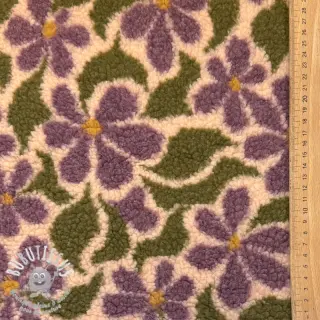 Tissu de manteau TEDDY JACQUARD Pretty mix design B