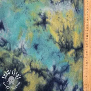JEANS TIE DYE HEAVY bright yellow