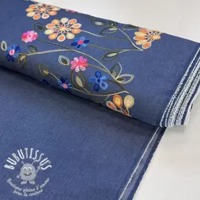 JEANS EMBROIDERY BORDER design B