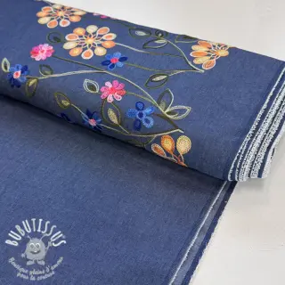 JEANS EMBROIDERY BORDER design B