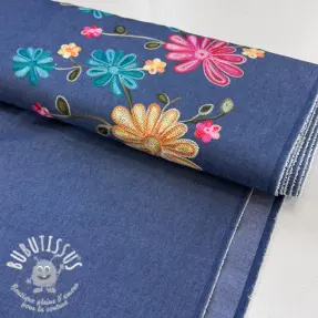 JEANS EMBROIDERY BORDER design A