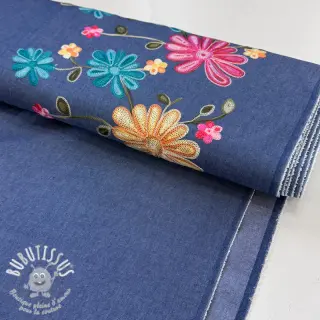 JEANS EMBROIDERY BORDER design A