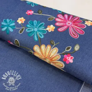 JEANS EMBROIDERY BORDER design A