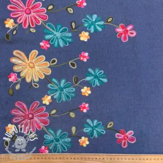 JEANS EMBROIDERY BORDER design A