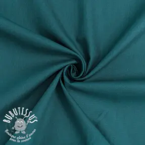 Tissu Popeline de coton dark cyan