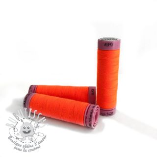 Fil a coudre polyester Amann Aspo 120 neon orange