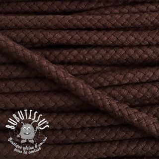 Cordon coton 8 mm choco