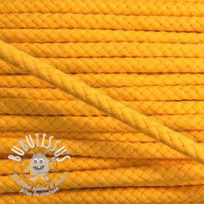 Cordon coton 8 mm yellow