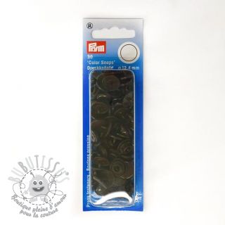 Boutons pressions PRYM dark brown