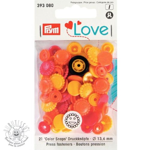 Boutons pressions PRYM Love Flowers 1