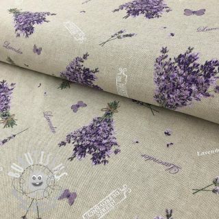 Tissu déco Linenlook Lavender