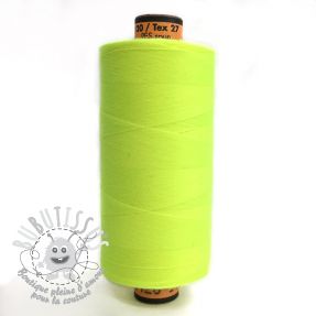 Fil a coudre polyester Amann Belfil-S 120 jaune néon