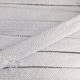 Cordon coton plat 15 mm white