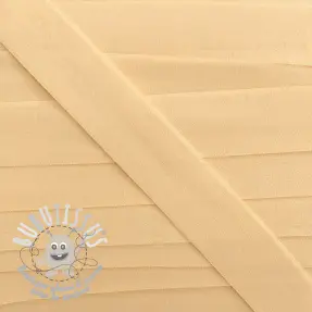 Biais élastique mat 20 mm ecru