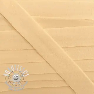 Biais élastique mat 20 mm ecru