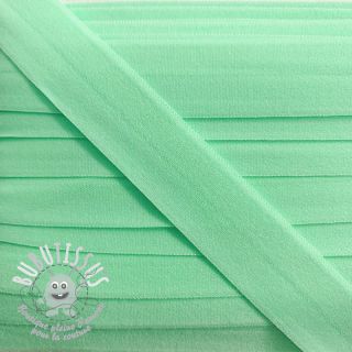 Biais élastique mat 20 mm menthe