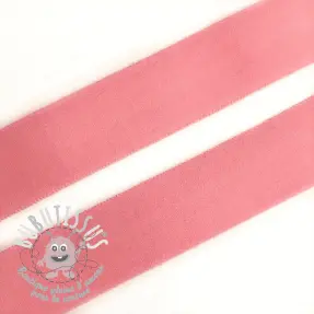 Biais élastique mat 20 mm rose pâle