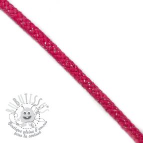 Cordon lurex 10 mm fuchsia