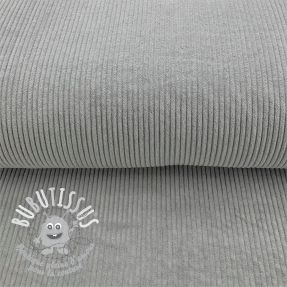 Tissu velours cotelé grey