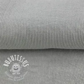 Tissu velours cotelé grey
