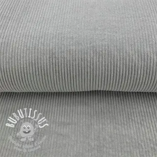 Tissu velours cotelé grey