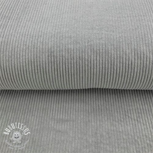 Tissu velours cotelé grey