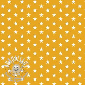 Tissu coton Petit stars yellow