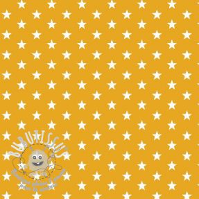 Tissu coton Petit stars yellow