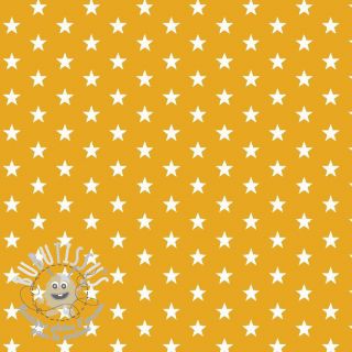 Tissu coton Petit stars yellow
