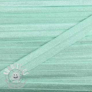Biais élastique 15 mm mint