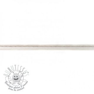 Passepoil faux cuir argent