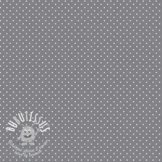 Tissu coton Petit dots grey