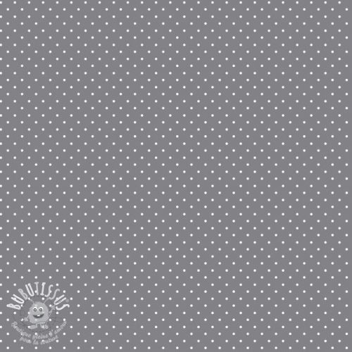 Tissu coton Petit dots grey