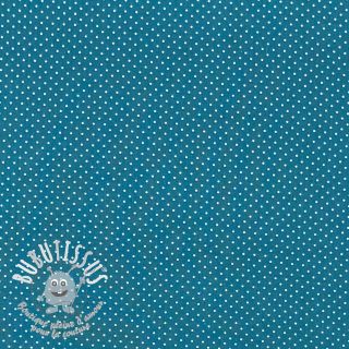 Tissu coton Petit dots indigo