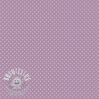 Tissu coton Petit dots lilac