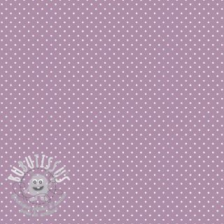 Tissu coton Petit dots lilac