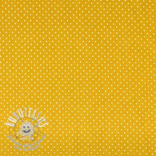 Tissu coton Petit dots ochre