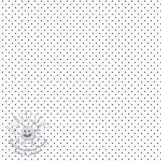 Tissu coton Petit dots white/navy
