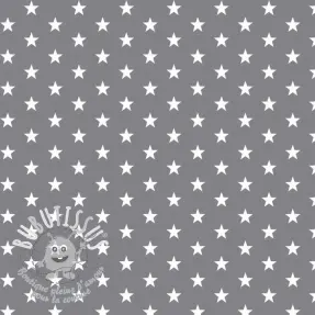 Tissu coton Petit stars grey