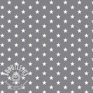 Tissu coton Petit stars grey