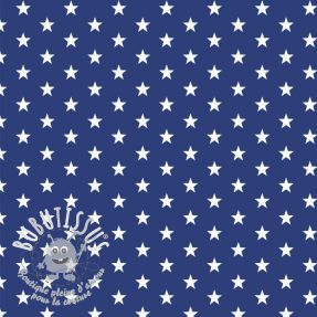 Tissu coton Petit stars cobalt