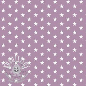 Tissu coton Petit stars lilac