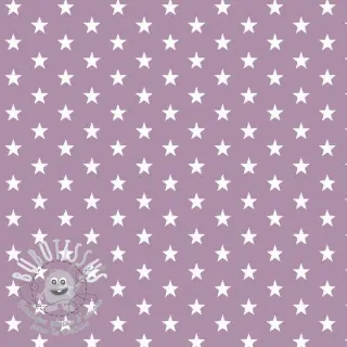 Tissu coton Petit stars lilac