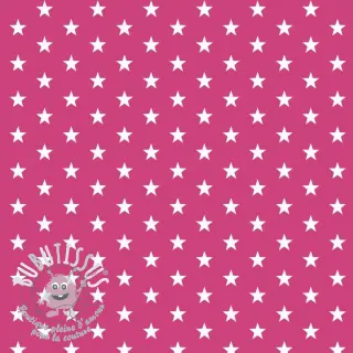 Tissu coton Petit stars pink