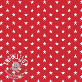 Tissu coton Petit stars red